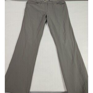 ExOfficio Womens 14 Hiking Pants Gray Nylon Cargo Straight Leg Outdoor Travel
